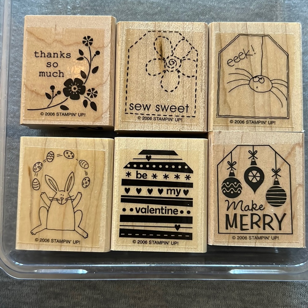 Stampin UP!  Tags so much